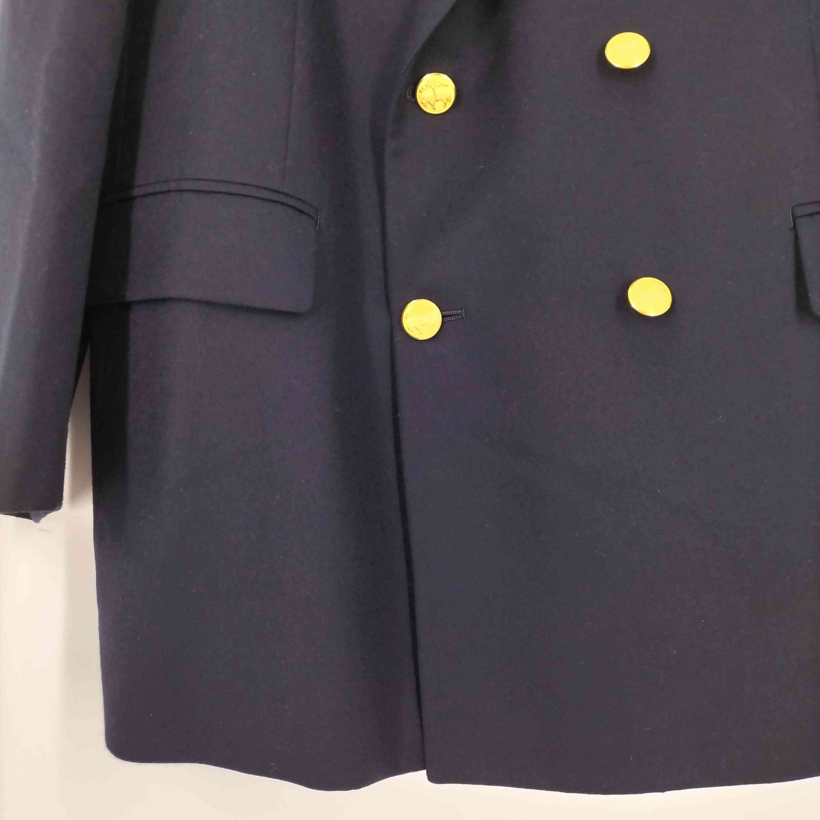 ブルックスブラザーズ BROOKS BROTHERS 金ボタン 紺ブレザー ダブル