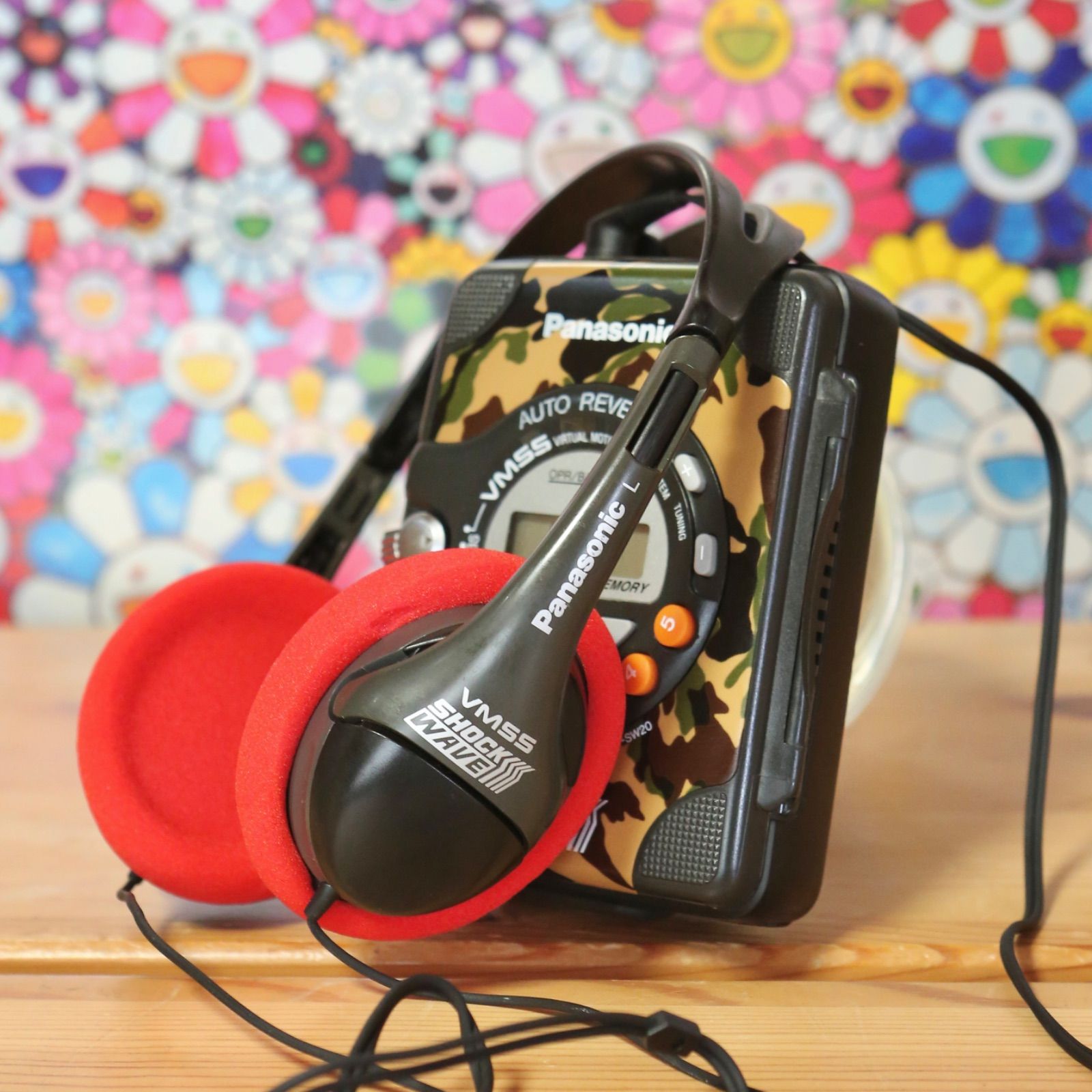 Panasonic SHOCK WAVE カセットプレーヤー 迷彩 Panasonic Shock Wave