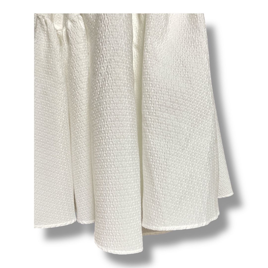 BLUELEA ブルレア ジャガードスカート ロングスカート ティアード