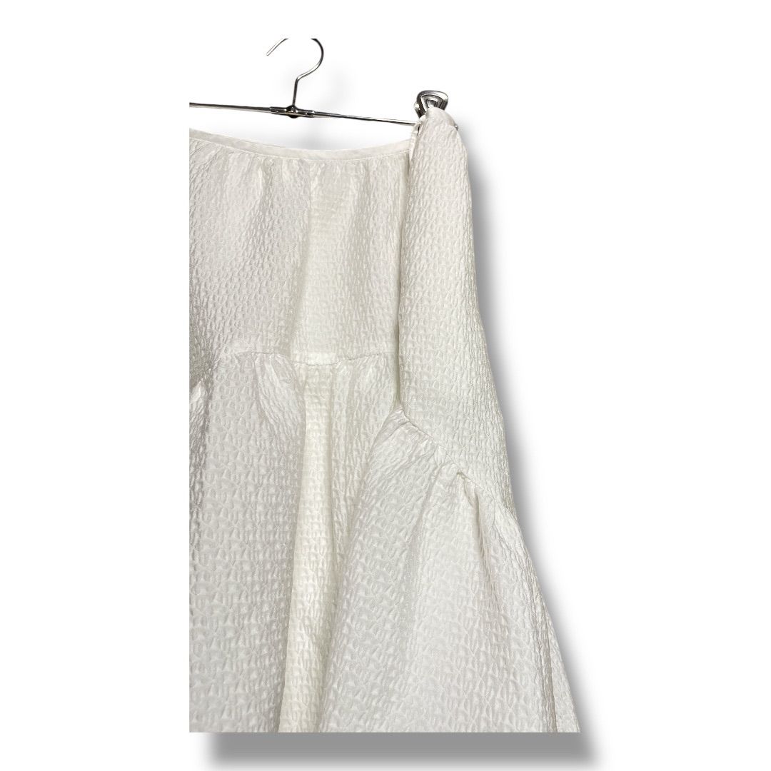 BLUELEA ブルレア ジャガードスカート ロングスカート ティアード