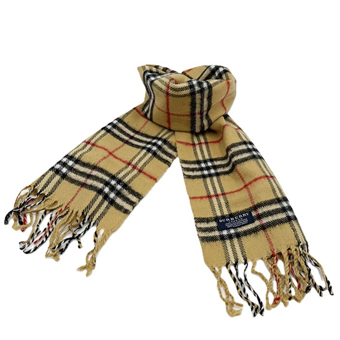 Burberry's チェック柄 マフラー 人気ランキングショップ BURBERRY チェック柄マフラー 30×153cm 公式