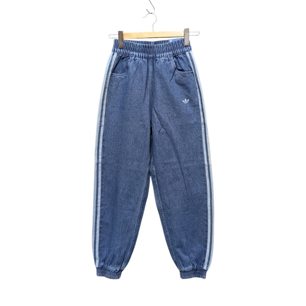 adidas アディダス TRACK PANTS アディカラー デニム リラックスパンツ トラックパンツ H 11511 サイズ M