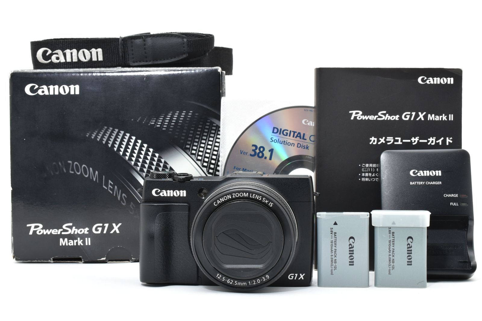 Canon PowerShot G 1 X Mark II コンパクトデジタルカメラ ブラック