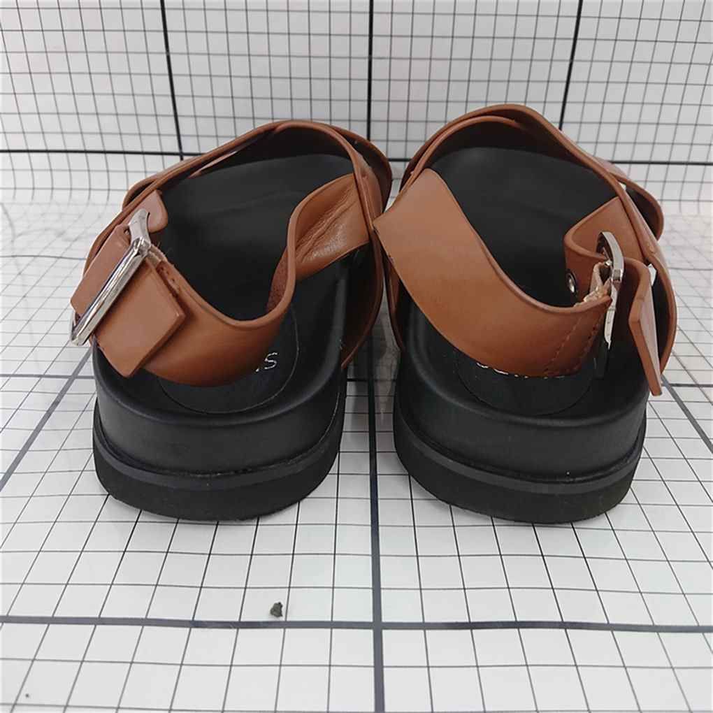 ◇ ⊂ シップス SHIPS for women クロスストラップサンダル ブラウン系