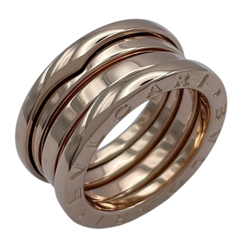 ブルガリ BVLGARI ビーゼロワンリング3バンドリング S ピンクゴールド 750 ジュエリー
