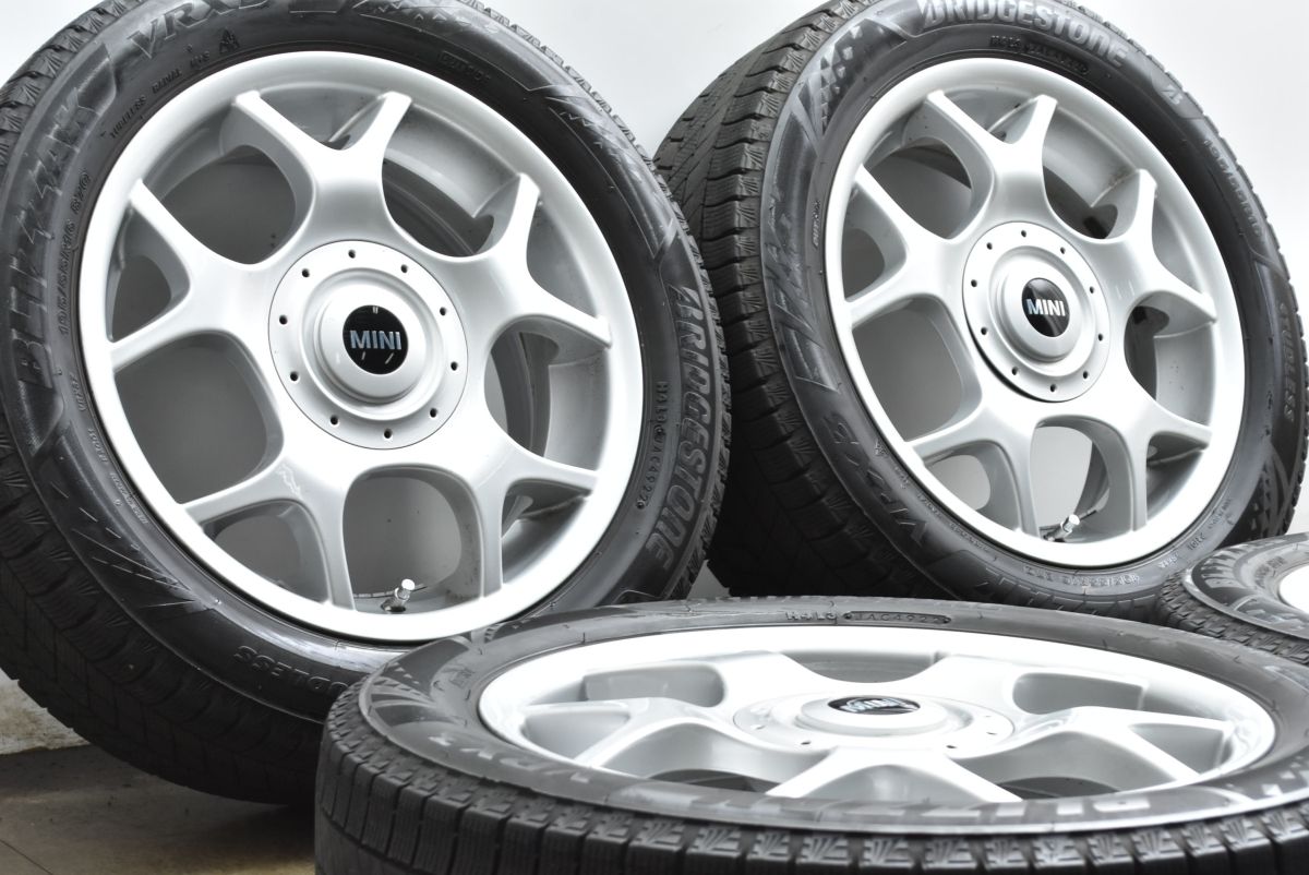 匿名送料込み BMW MINI ミニクーパー 純正 ホイール 195/55R16 正規品】MINI R56 ミニクーパー 純正 16in 6.5J +48 PCD100 ヨコハマ