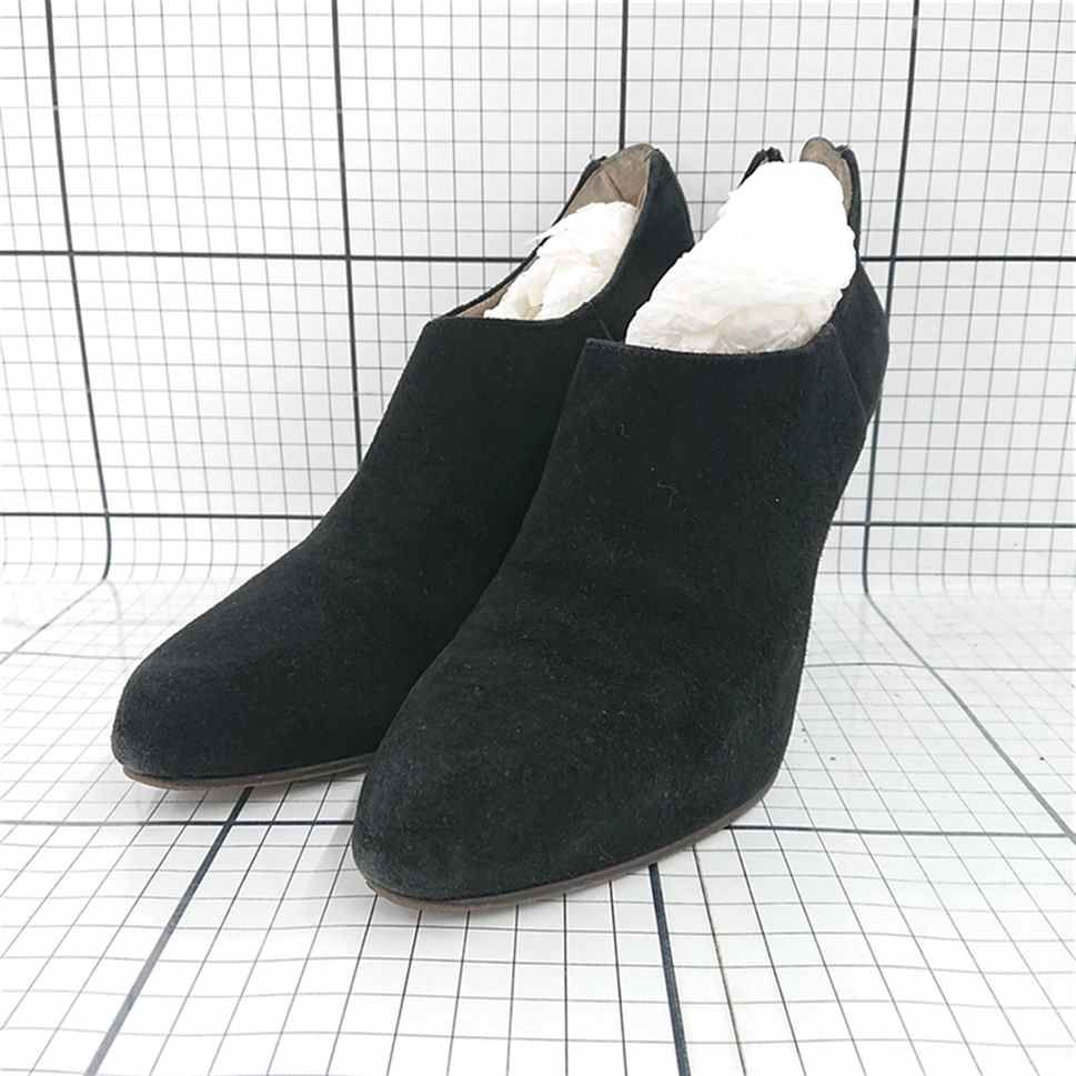 ◇ ⊇ 銀座かねまつ GINZA Kanematsu スエード ショートブーツ