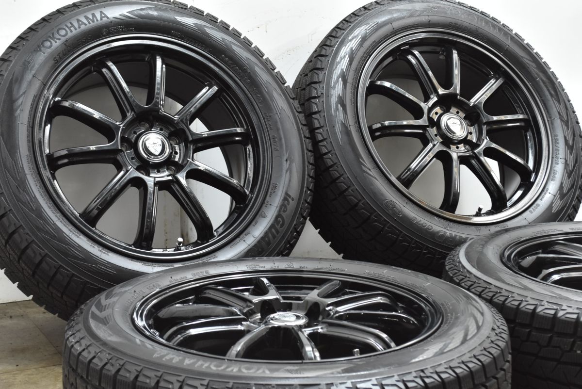 バリ溝 ESTROSA 18 in 7 5 J 48 PCD 114 3 アイスガードG 075 225 60 R レクサスNX ハリアー RAV 4 エクストレイル CX 8 CR V