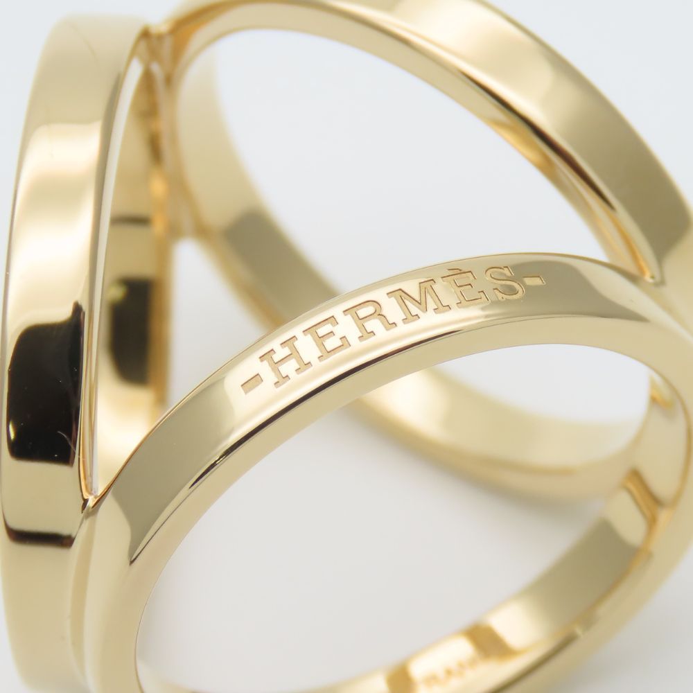 中古 エルメス スカーフリング トリオ メタル ゴールド GP アクセサリー メッキ レディース 女性 HERMES 中古】 エルメス スカーフリング トリオ メタル ゴールド GP