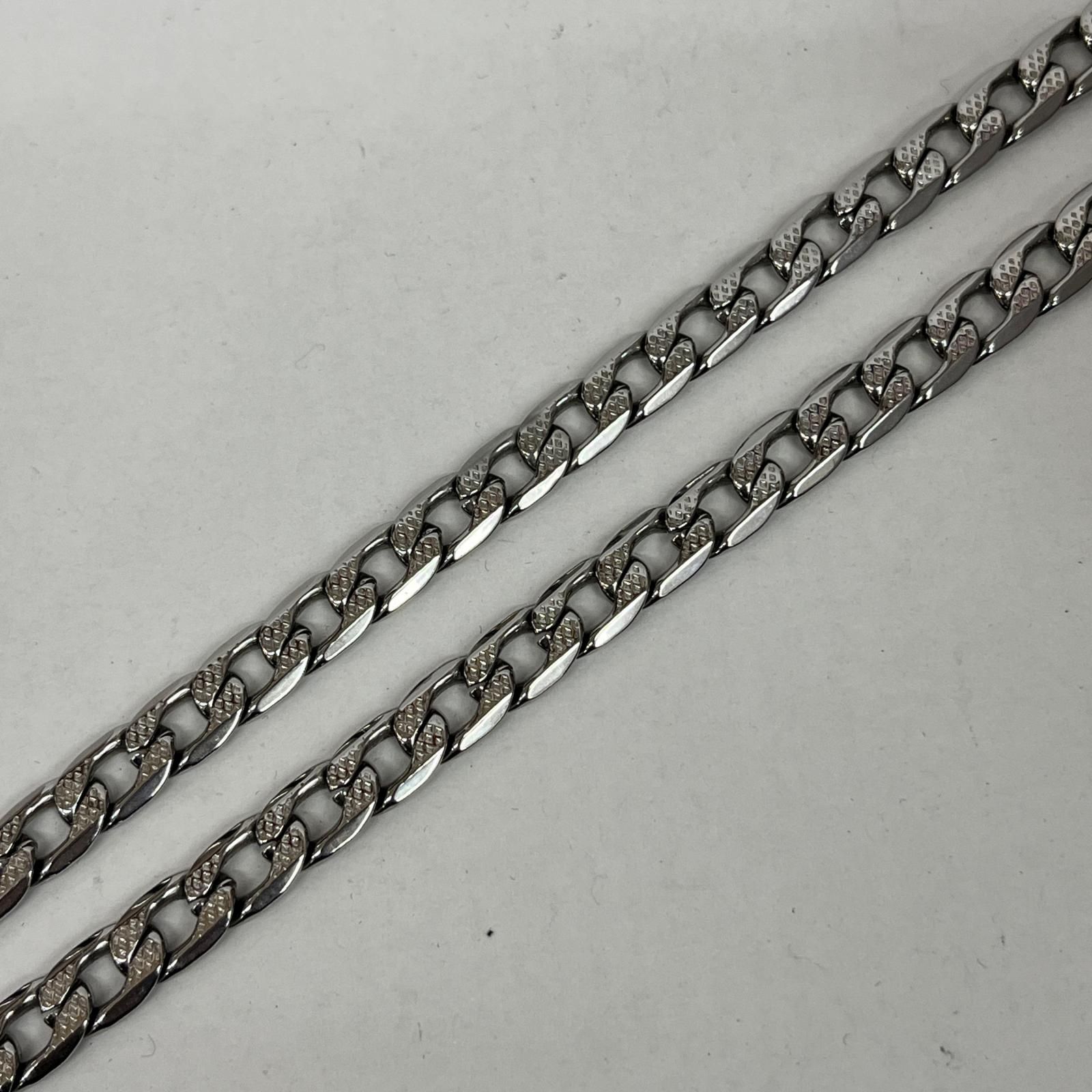 DIESEL ディーゼル ネックレス Dロゴチェーン シルバー 134