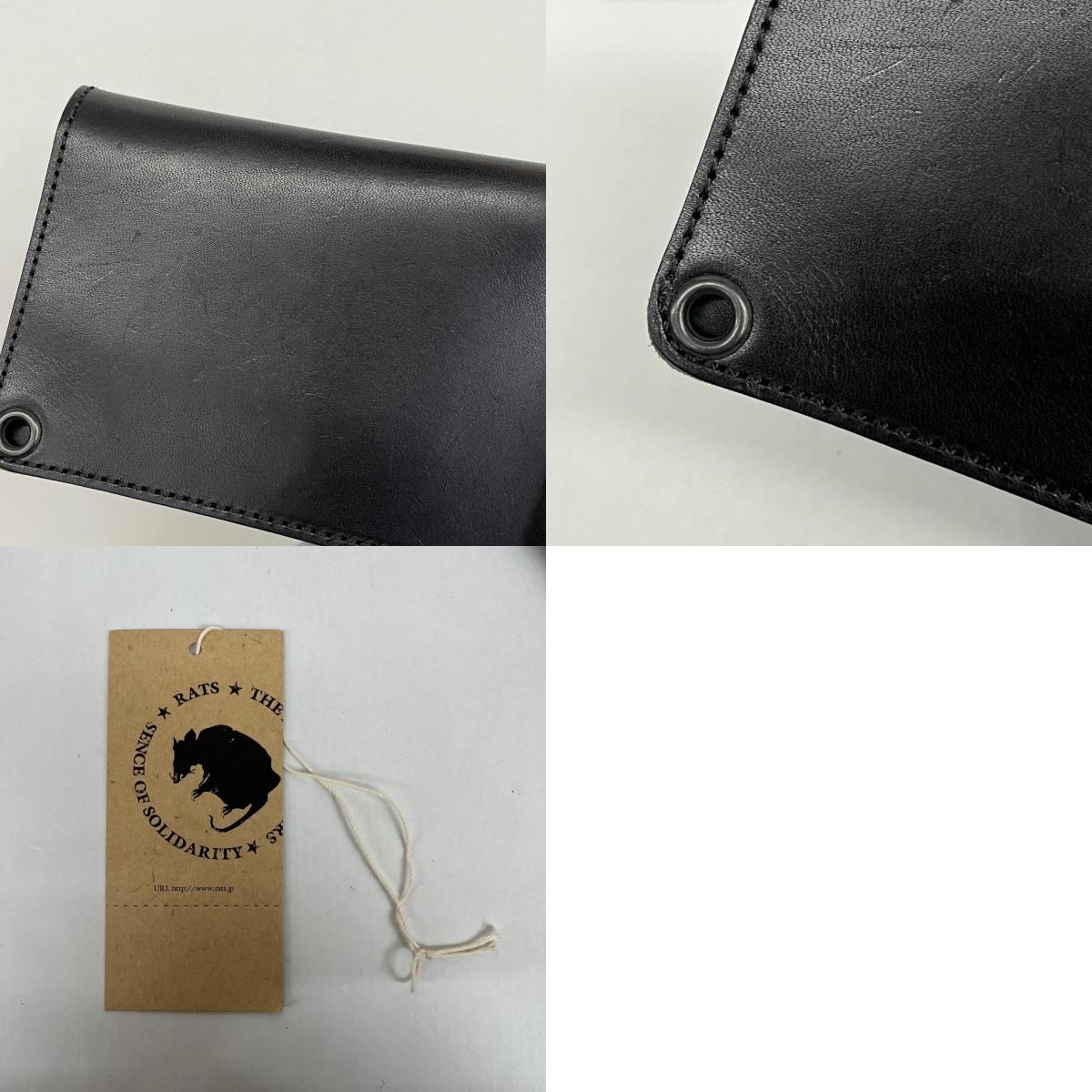 加古川店】 RATS | ラッツ 二つ折り財布 LEATHER SHORT WALLET No.24 
