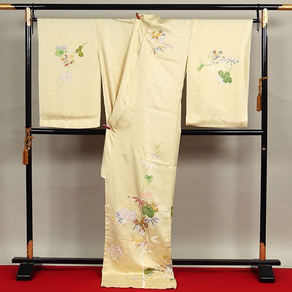 eha 3220 桐壷 印 菱健 丹後ちりめん 本加工 訪問着 お仕立て付き １ヶ月半～２ヶ月で発送