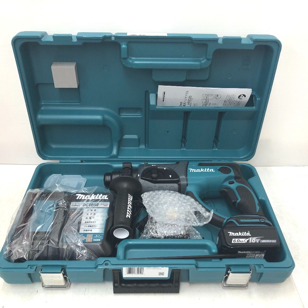 makita マキタ 18 V 6.0 Ah 20 mm 充電式ハンマドリル SDSプラス ケース 充電器 バッテリ セット ♥品