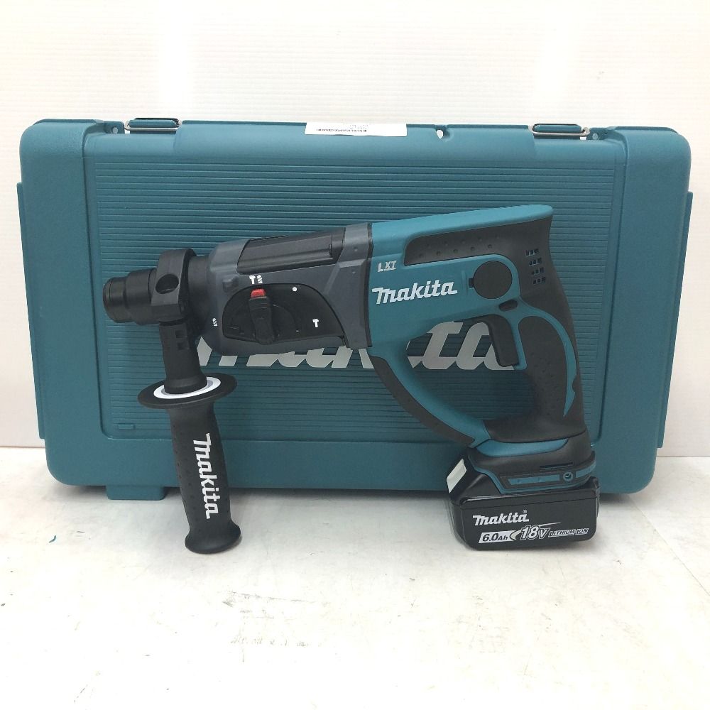 makita マキタ 18 V 6.0 Ah 20 mm 充電式ハンマドリル SDSプラス ケース 充電器 バッテリ セット ♥品