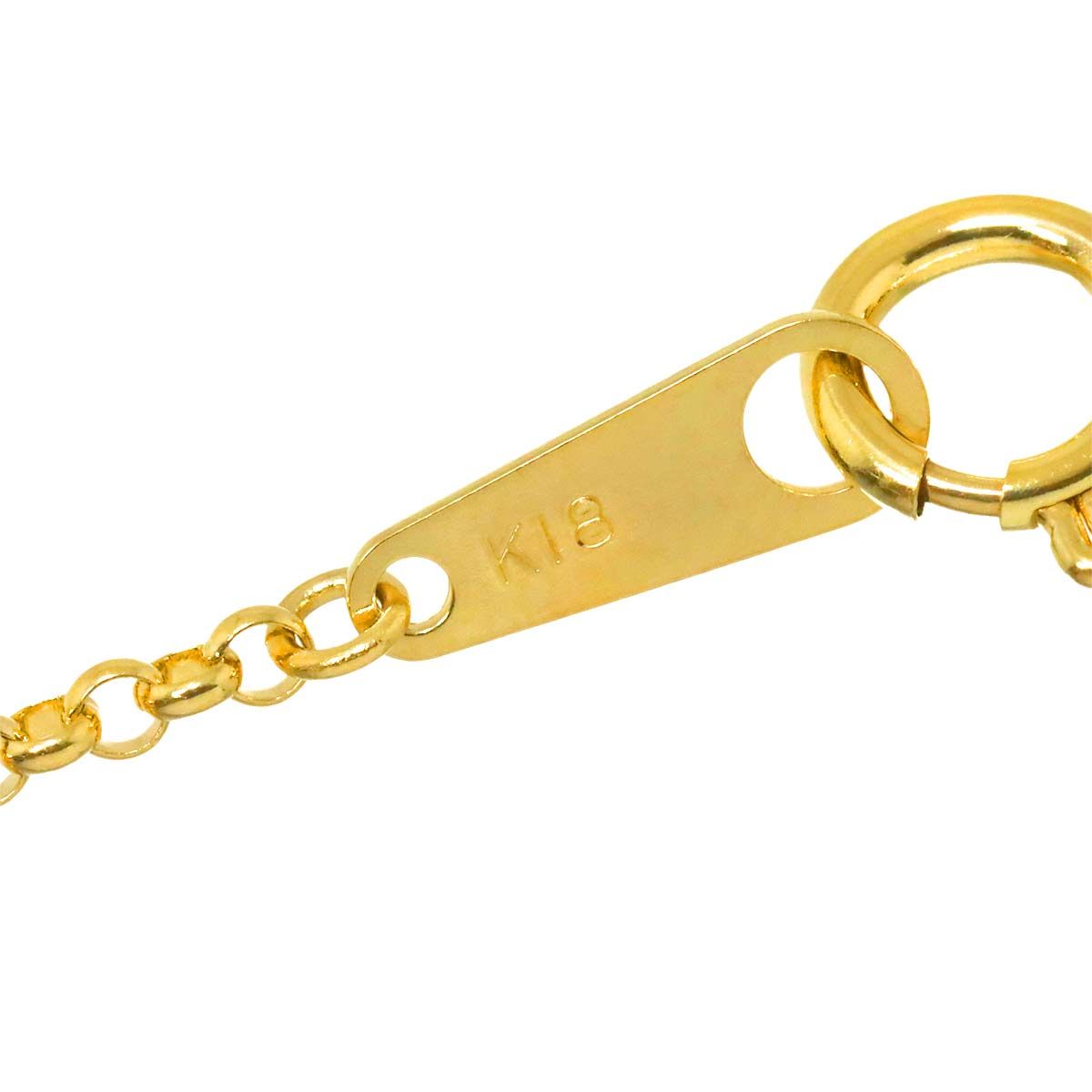  K 18 YG チェーン ネックレス 44 cm イエローゴールド 750 Chain Necklace ネックレス ペンダント アクセサリー