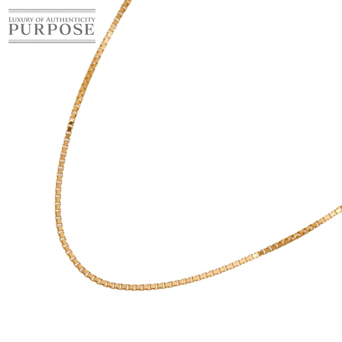 K 18 PG ベネチアン ネックレス 45 cm ピンクゴールド 750 Necklace