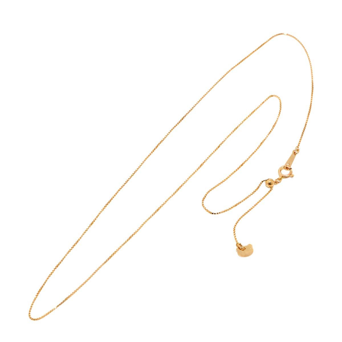 K 18 PG ベネチアン ネックレス 45 cm ピンクゴールド 750 Necklace