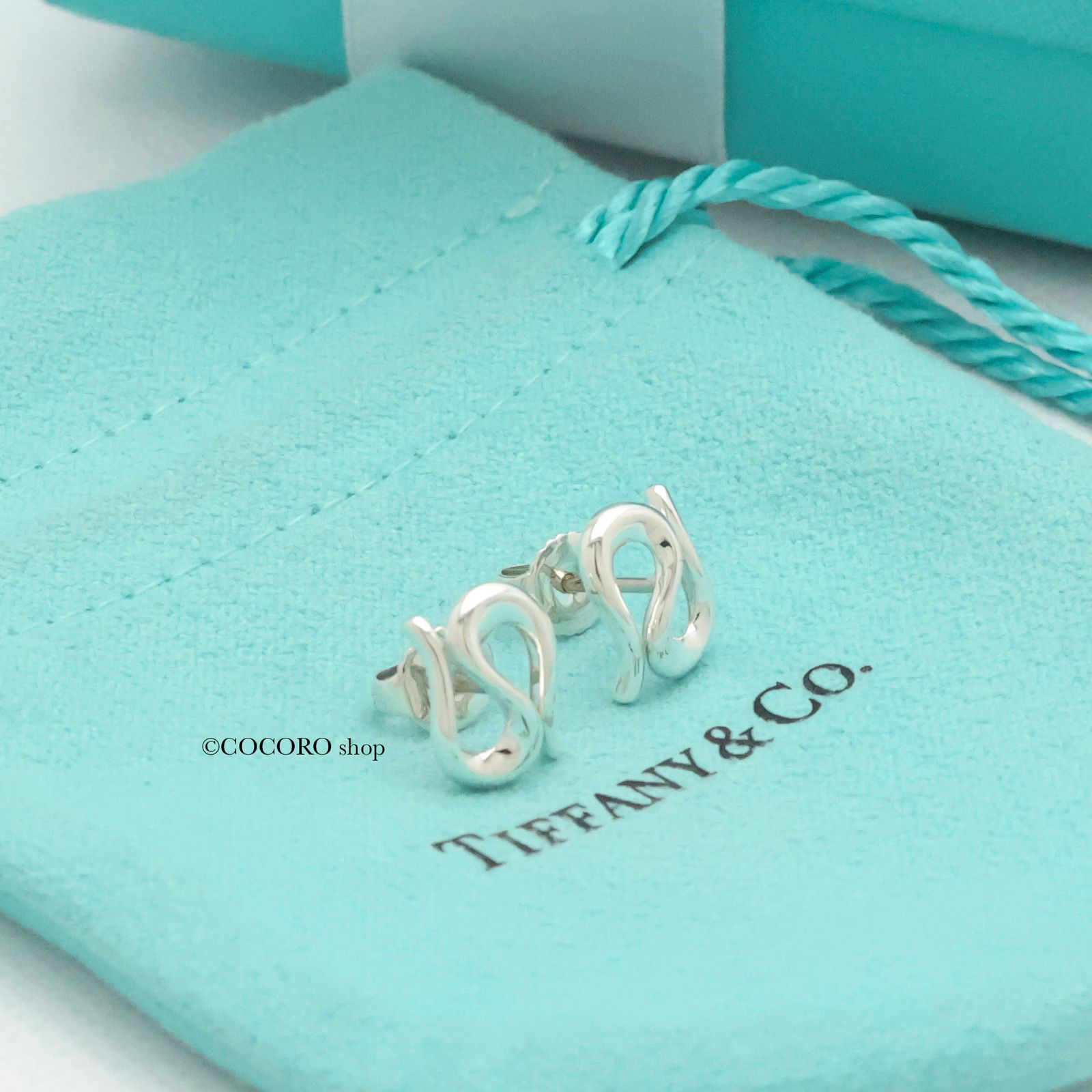 美品】ティファニー TIFFANY&Co. オープン ウェーブ エルサペレッティ 