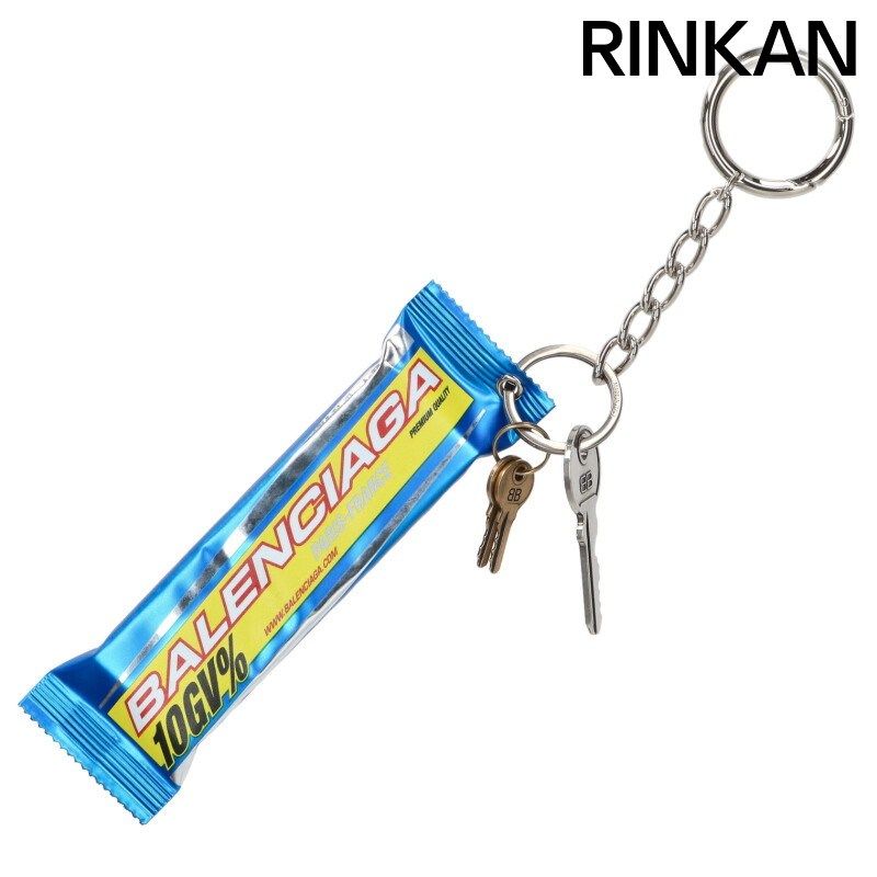 バレンシアガ Energy Bar エナジーバーチャームキーリングキーホルダー メンズ