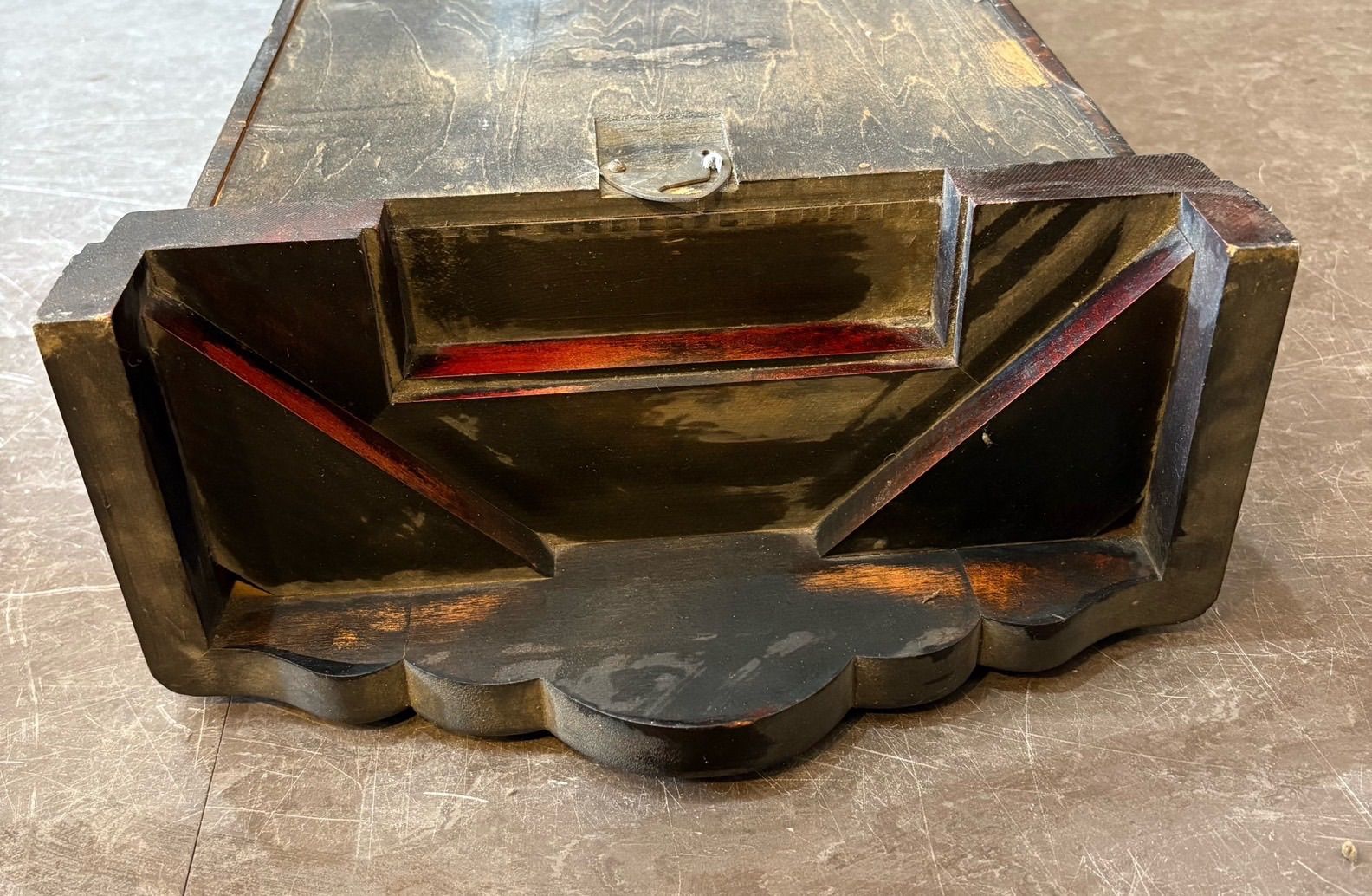 super eight/振り子柱時計】木製 ネジ巻き 大きい レトロ ジャンク品