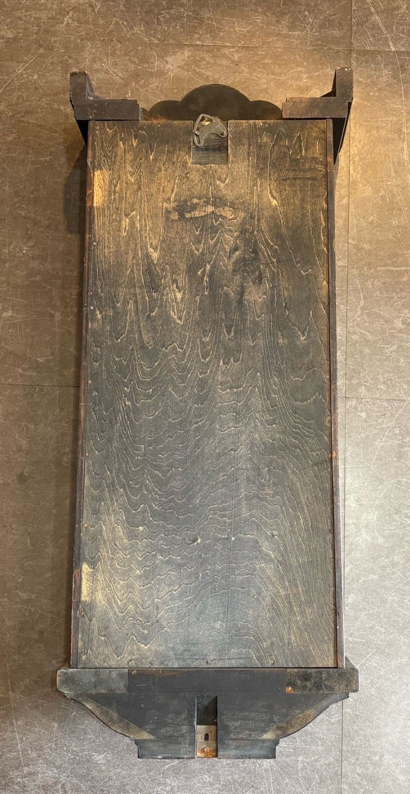 super eight/振り子柱時計】木製 ネジ巻き 大きい レトロ ジャンク品