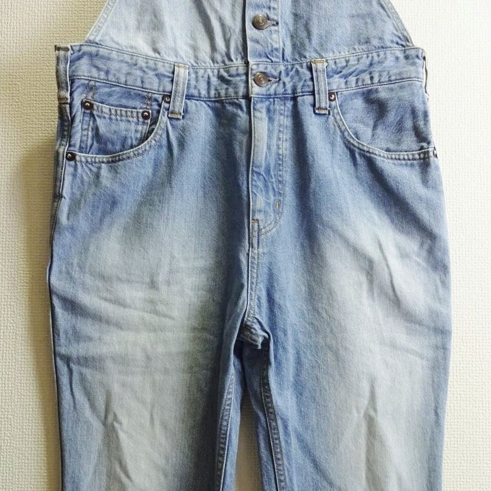  ジョンブル プレーンサロペット レディースM相当 オーバーオール ストレート AP 472 スカイブルー JOHNBULL サロペット オーバーオール オールインワン レディース