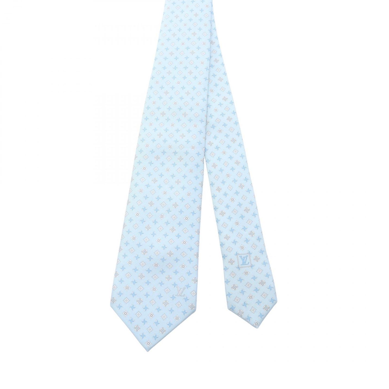 ルイ・ヴィトン LOUIS VUITTON ネクタイ モノグラム M76282 ライト
