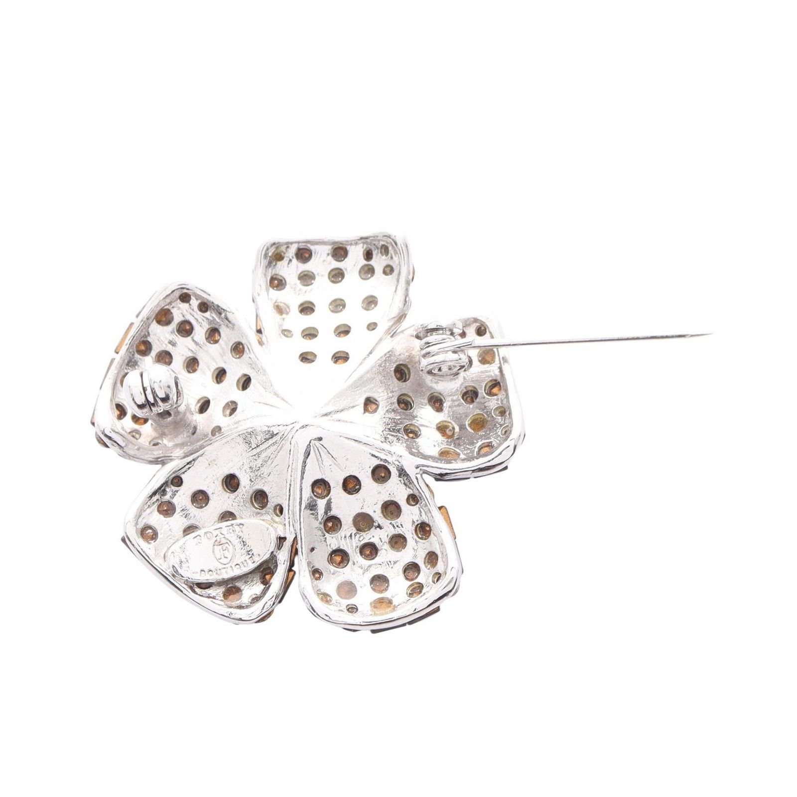 フォクシー ブティック FOXEY BOUTIQUE ブローチ FLEUR シルバー