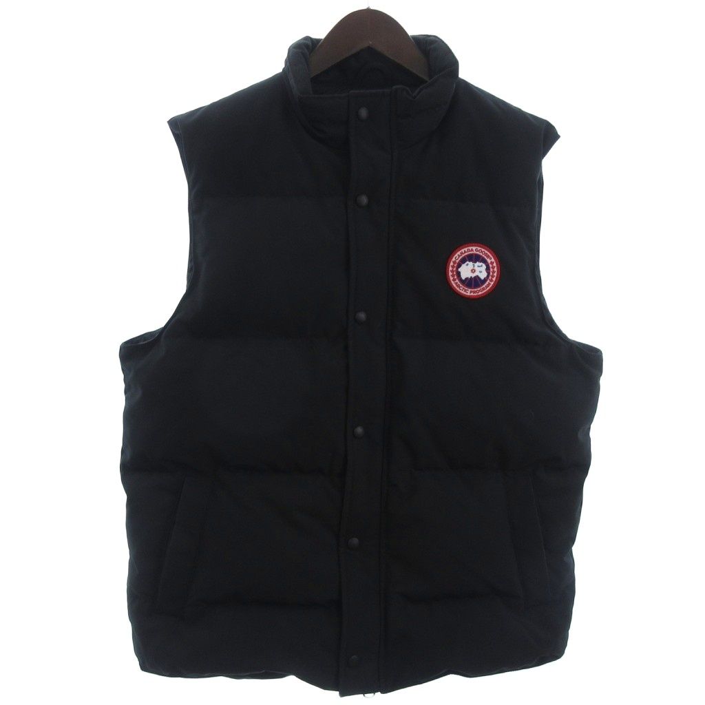 カナダグース CANADA GOOSE ダウンベスト GARSON VEST 4151 M ブラック XL