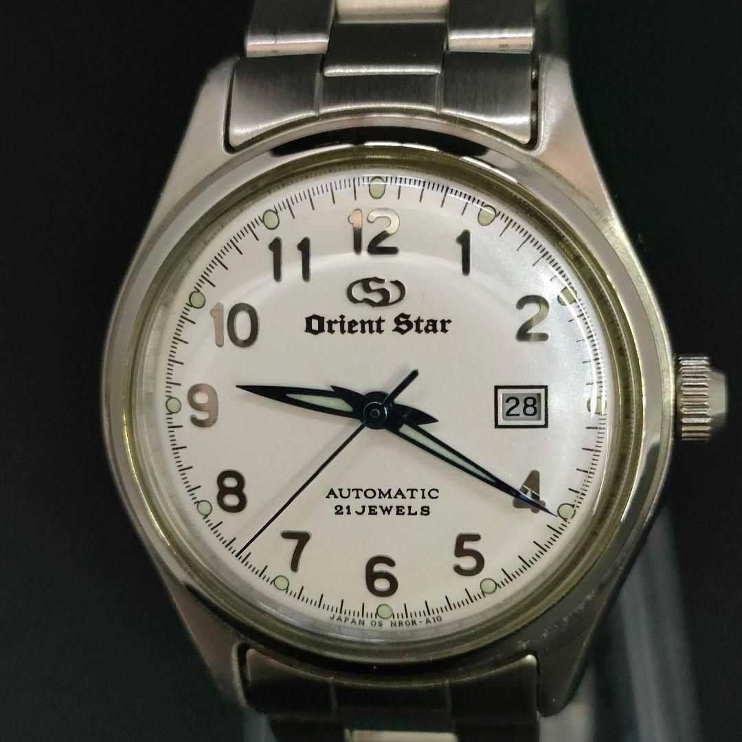 770-1 オリエントスター ホワイト ブルー シルバー モデル シリアルナンバー 414|700 自動巻き オートマチック automatic レディース lady s ウォッチ watch 腕時計 NR 0 R-Q 3