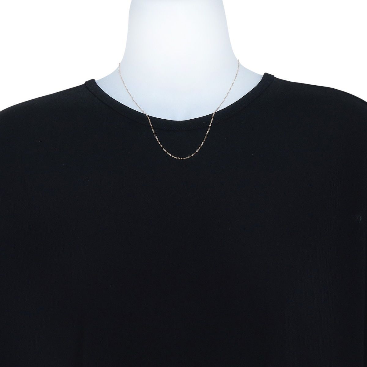 ティファニー チェーン ネックレス 40cm 750YG 新品仕上げ済 TIFFANY