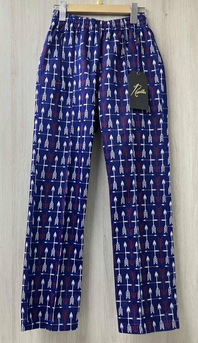 NEEDLES ニードルス MR 283 総柄 ロングパンツ サイズ2 ブルー