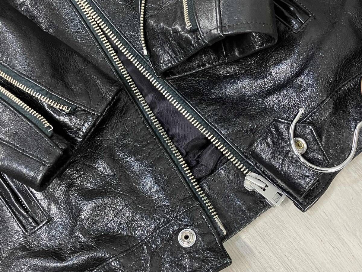 JUNYA WATANABE COMME des GARCONS 本革 レザー 半袖 シングル