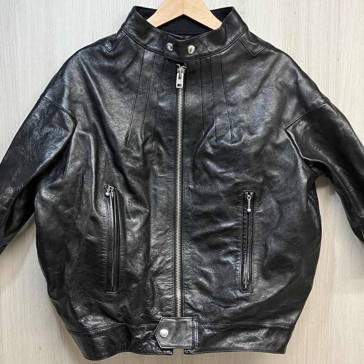 JUNYA WATANABE COMME des GARCONS 本革 レザー 半袖 シングル