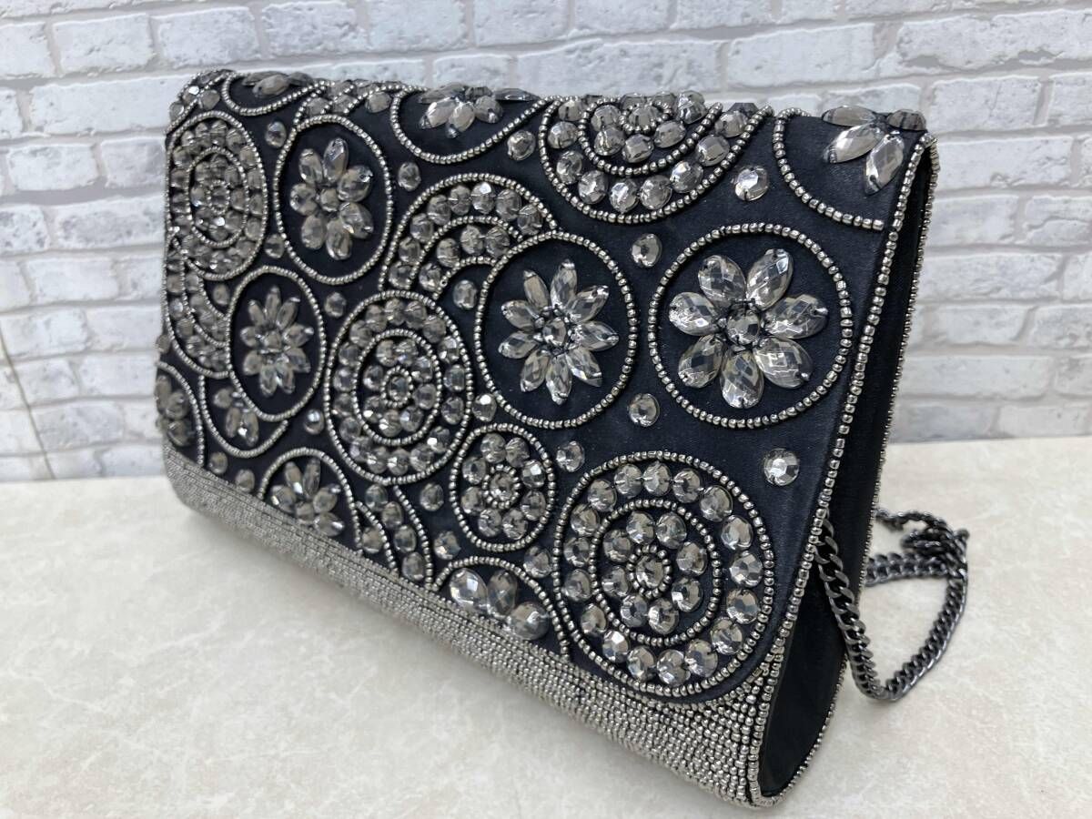 BEAUTY&YOUTH ブラックレザー クラッチバッグ BEAUTY&YOUTH UNITED ARROWS（ビューティーアンドユース ユナイテッドアローズ）の「【WEB限定】by ∴ スプリットレザー クラッチバッグ ◇（クラッチバッグ）」 - WEAR ユナイテッドアローズ クラッチバック