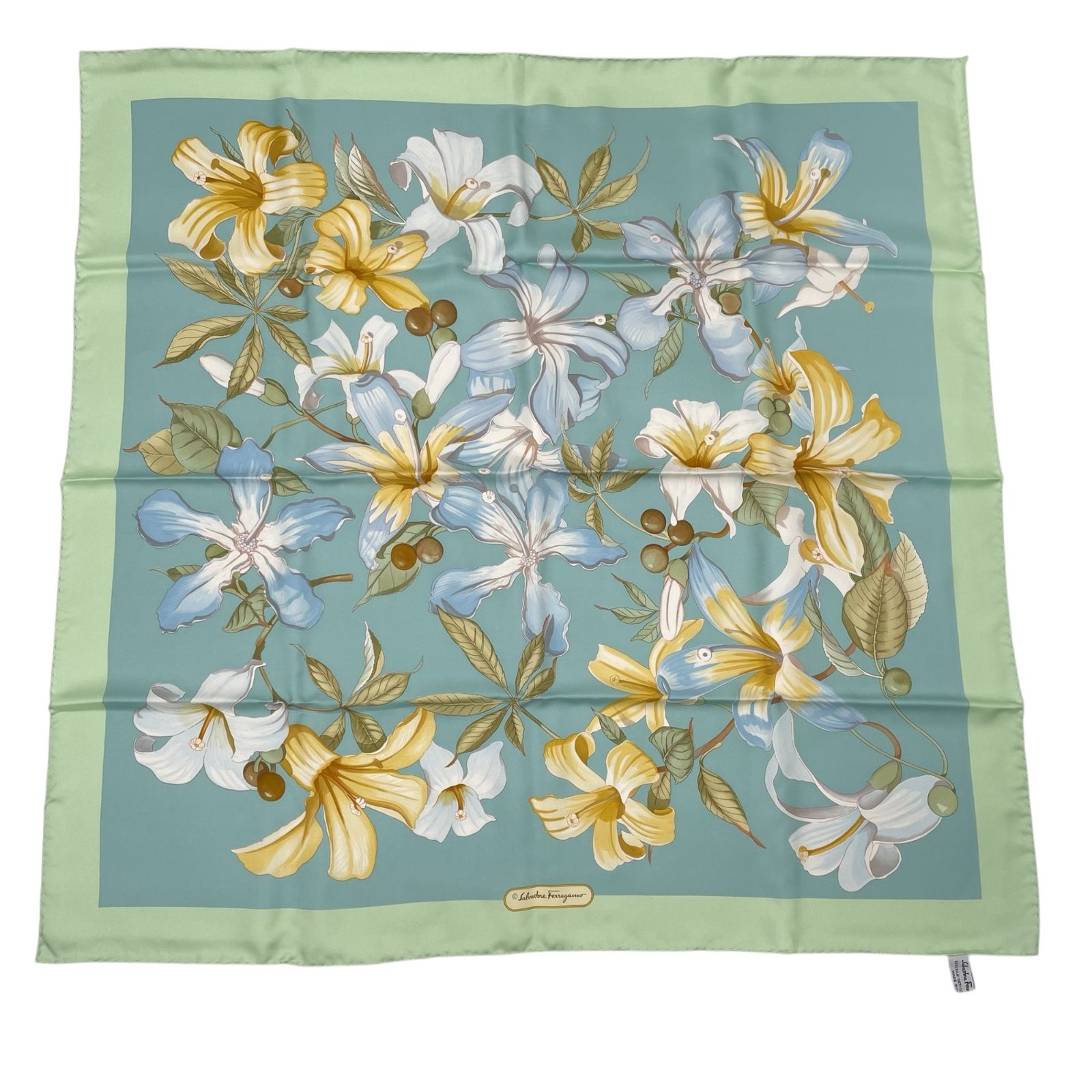 未使用品 Salvatore Ferragamo サルヴァトーレ フェラガモ スカーフ