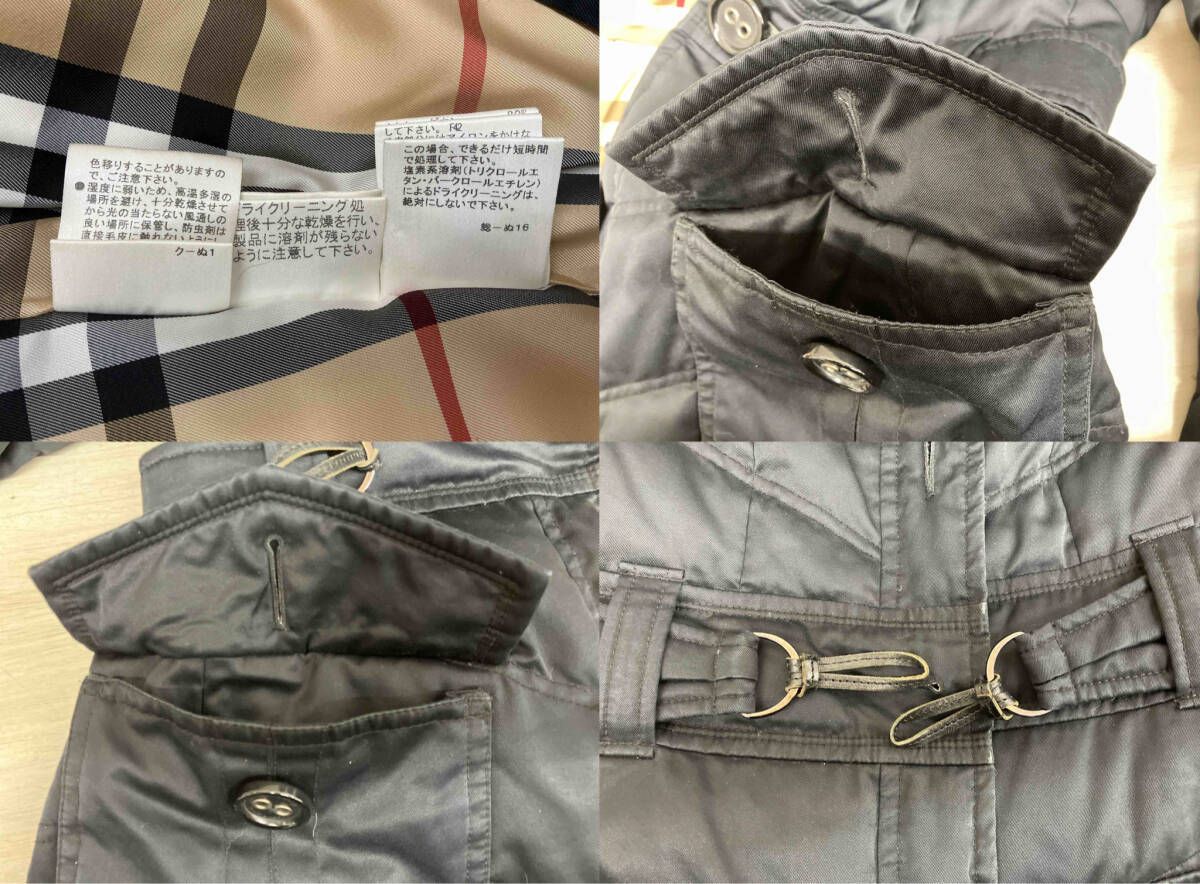 BURBERRY BLUE LABEL ダウンコート サイズ40 フォックスファー