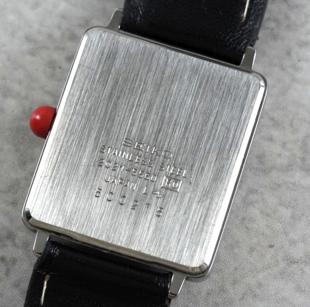 SEIKO セイコー GIUGIARO ジウジアーロ デザイン 2C21-1340 スクエア
