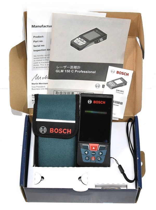 ♥ BOSCH ボッシュ GLM 150 C レーザー距離計 距離測定器