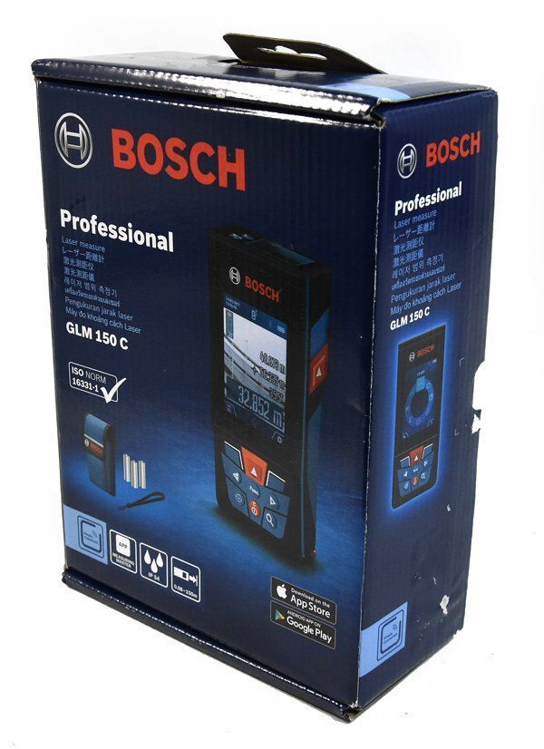  ♥ BOSCH ボッシュ GLM 150 C レーザー距離計 距離測定器 メジャー 距離測定 計測 検査