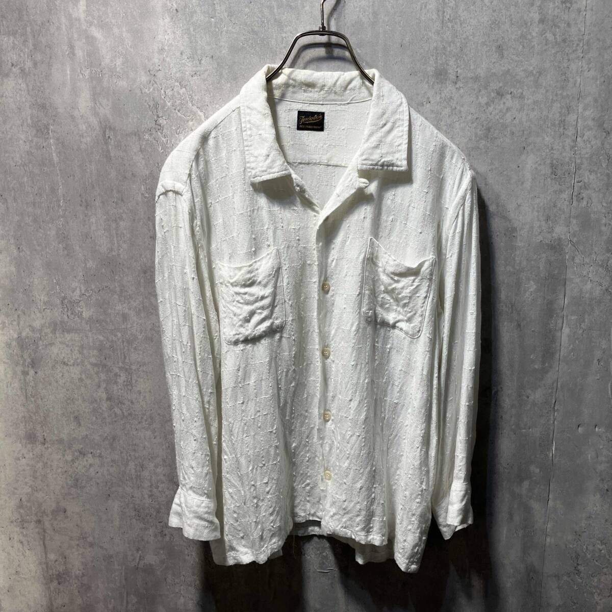 TENDERLOIN RAYON SHIRT レーヨン長袖開襟シャツ Lサイズ