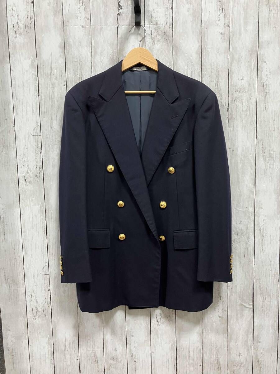 RALPH LAUREN テーラードジャケット 金ボタン ダブルブレスト 紺ブレ 022 5 BZ RL NAVY ラルフローレン