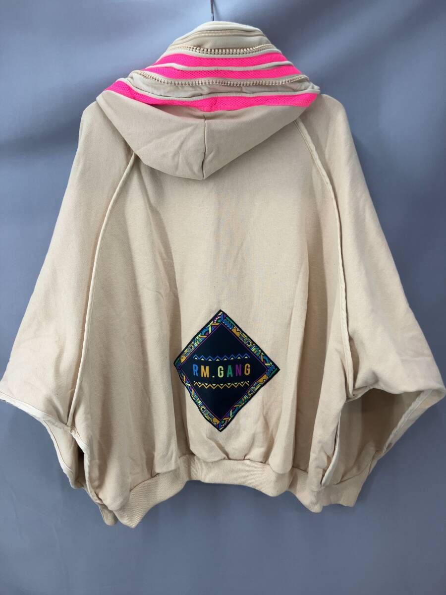R.M GANG アールエムギャング RMG 21 SS-053 パーカー フーディー サイズF ベージュ 通年