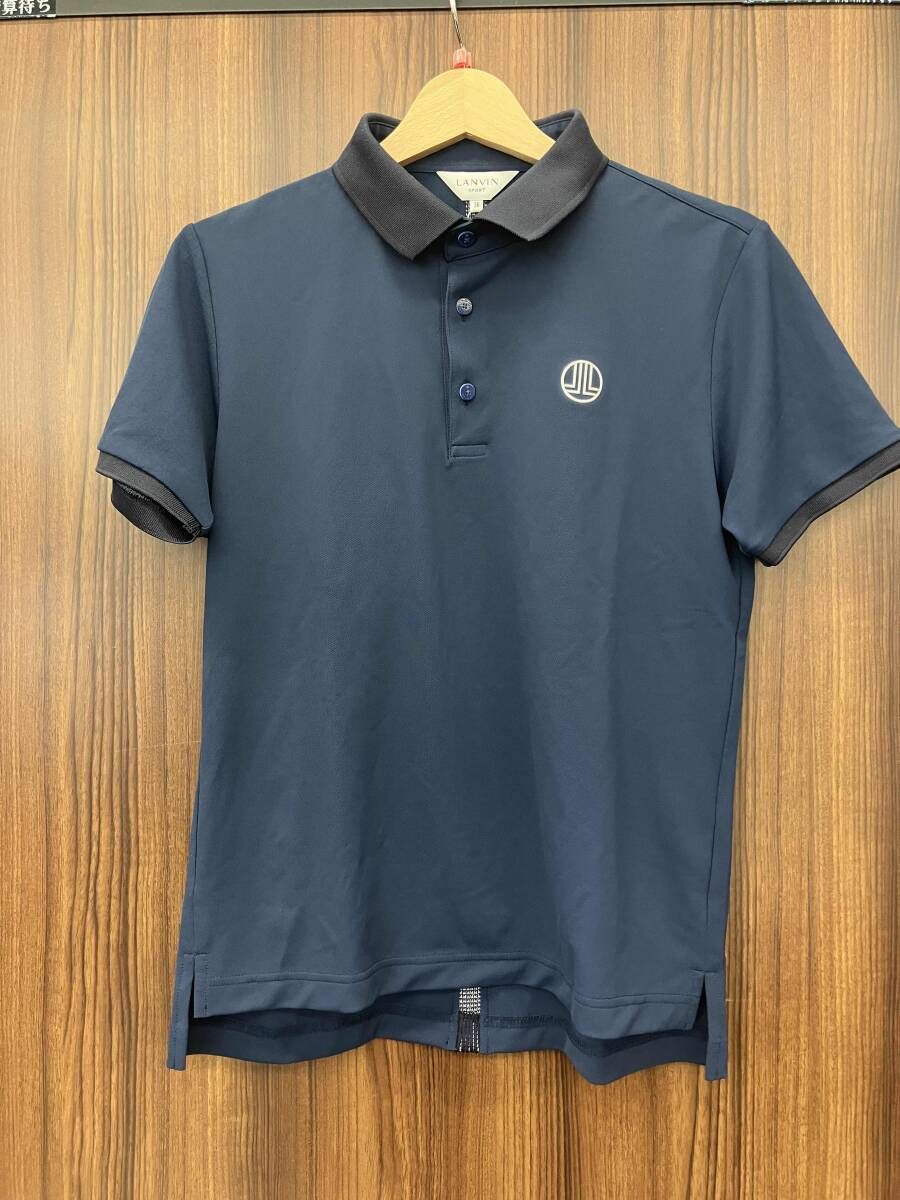 ゴルフウェア LANVIN SPORT レディース Mサイズ相当 ネイビー ランバン
