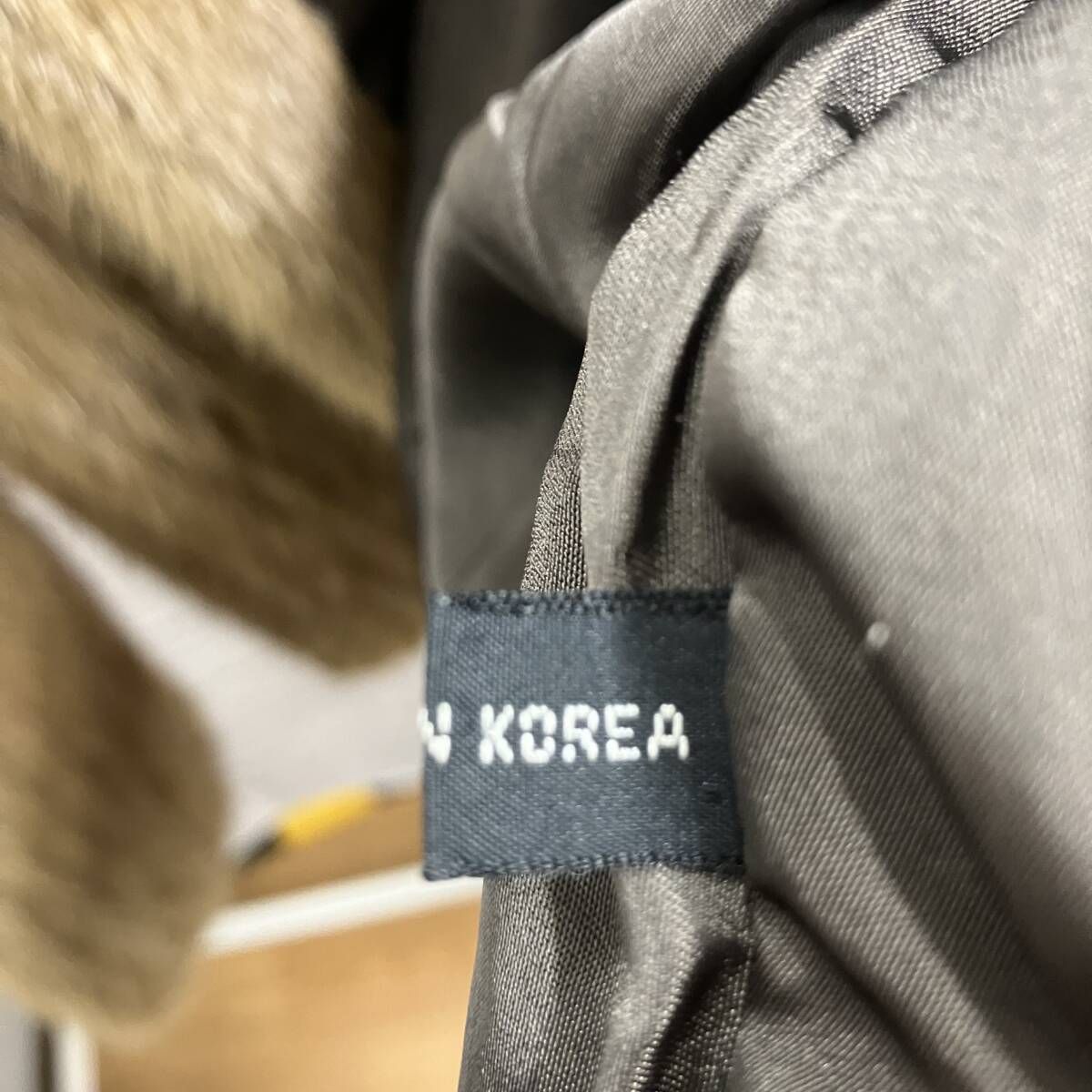 SAGA MINK サガミンク 毛皮 ファーコート 韓国製 ブラウン 本毛皮