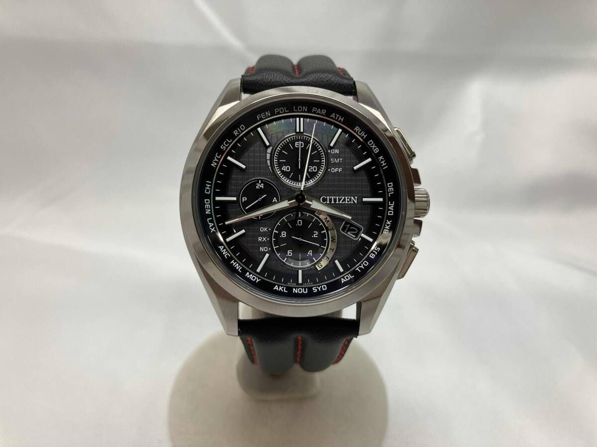 シチズン アテッサ H804-T018696 黒文字盤腕時計 メンズ　ソーラー CITIZEN/シチズン】 アテッサ H804-T018696 腕時計 チタン ソーラー