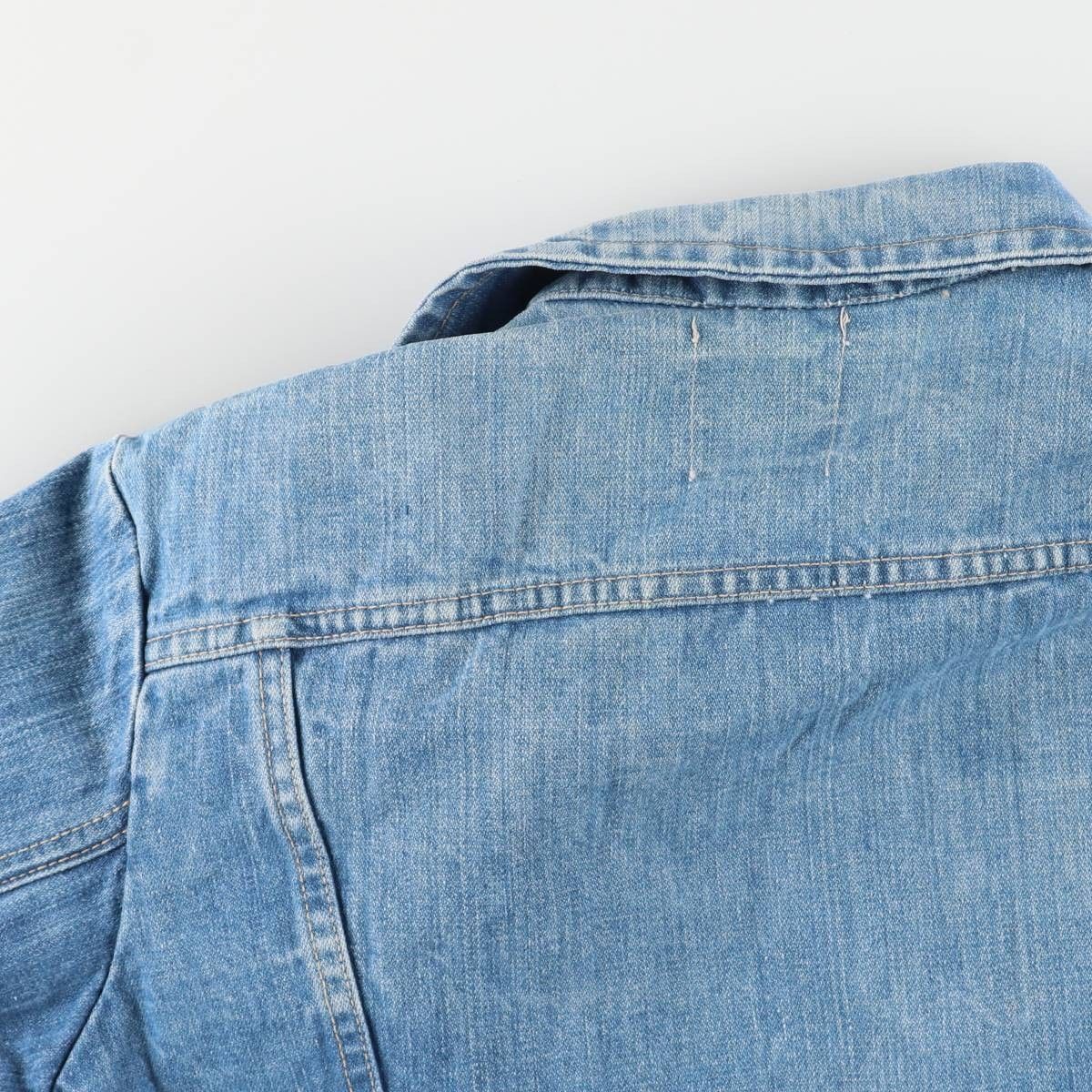 古着 70年代 ラングラー Wrangler 黒タグ デニムジャケット Gジャン