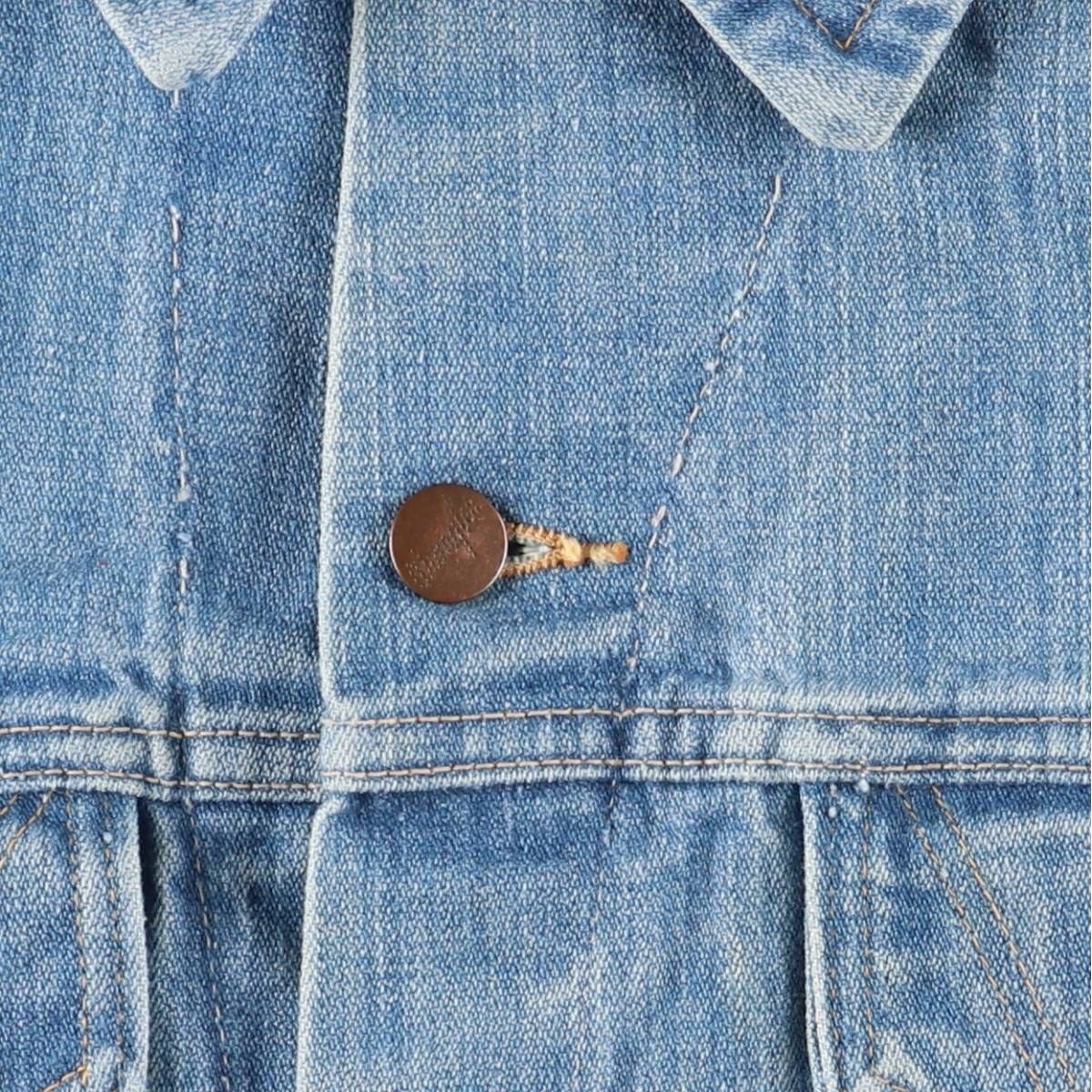 古着 70年代 ラングラー Wrangler 黒タグ デニムジャケット Gジャン