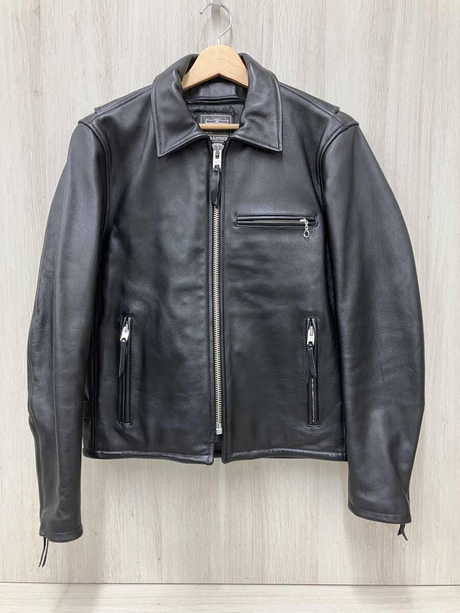 KADOYA K SLEATHER シングルライダース ブラック LL