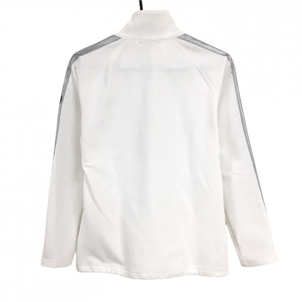 ダンスウィズドラゴン 長袖ハイネックシャツ✨お値下げ中✨ ダンスウィズドラゴン 長袖ハイネックシャツ 白×シルバー 袖ライン